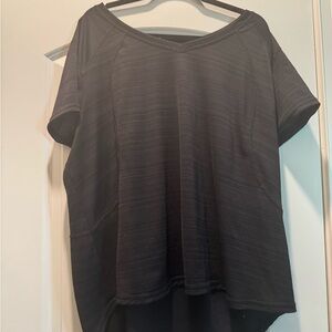 Women's Black Exercise Top